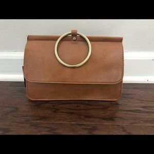 Light Brown Joy Susan Aria Ring Hand Bag